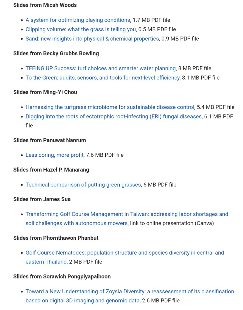 Presentation slides from 2026